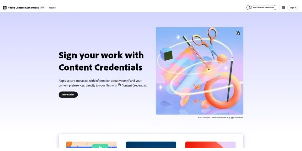 Adobe Content Credentials