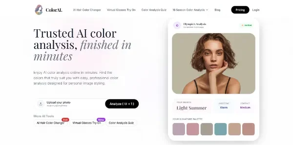 AI Color Analysis