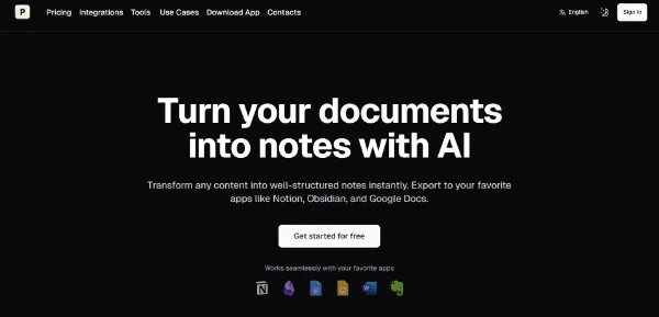 AI Notes Generator Pixno