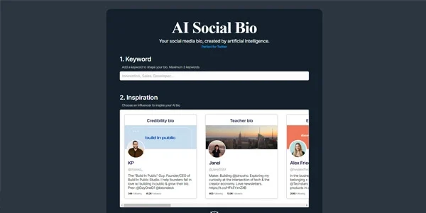 AI Social Bio