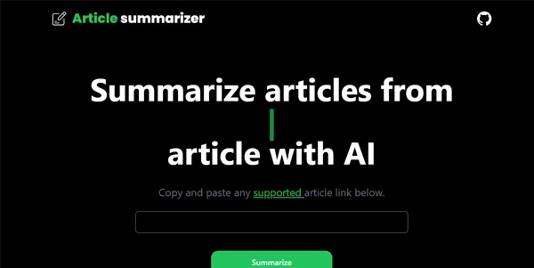 Article Summarizer