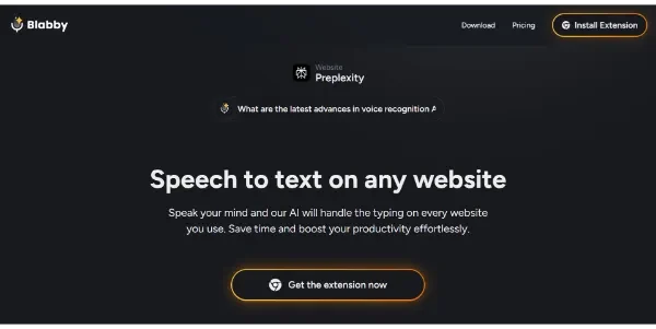 BlabbyAI Speech to text