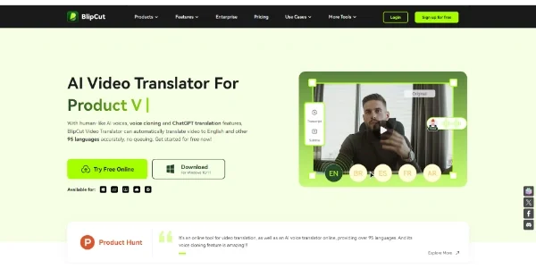 BlipCut AI Video Translator