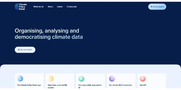 Climate Policy Radar