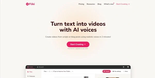 Fliki AI