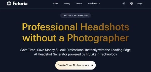 Fotoria AI Headshots