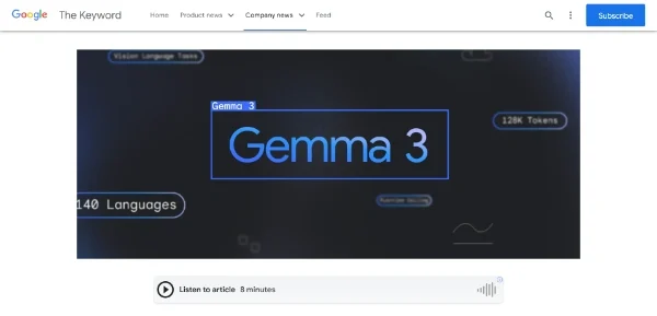 Gemma 3 by Google
