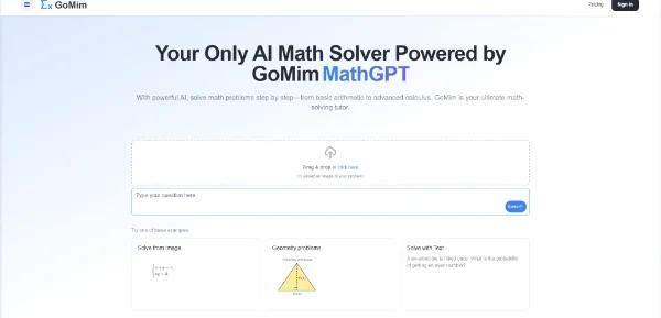 GoMim Math AI