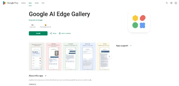 Google AI Edge Gallery
