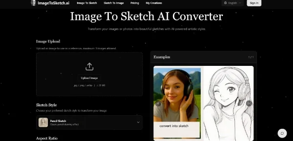Image To Sketch AI