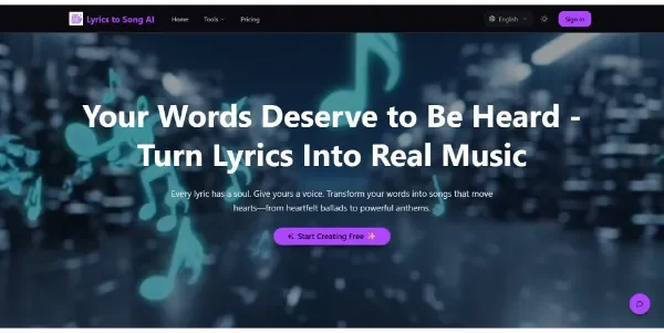 Lyrics to Song AI