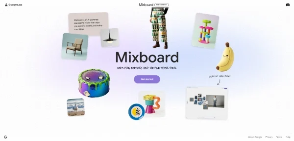 Mixboard Google Labs