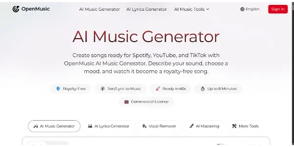 OpenMusic AI