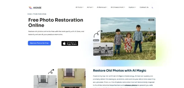 Photo Restoration AI Ease
