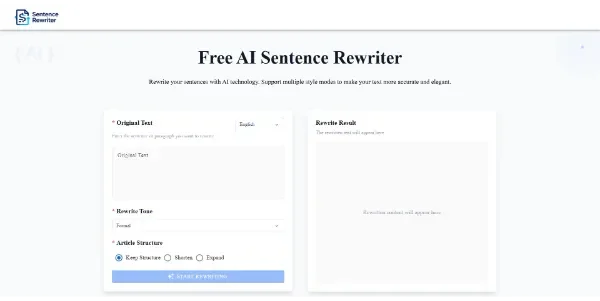 Sentence Rewriter