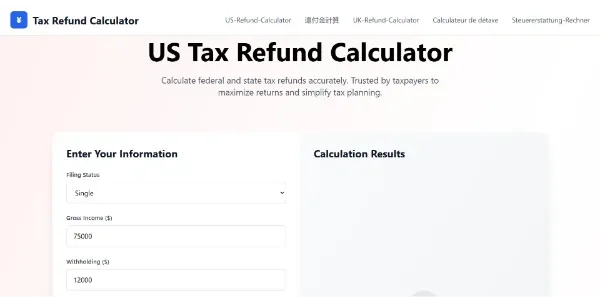 Tax Refund Calculator