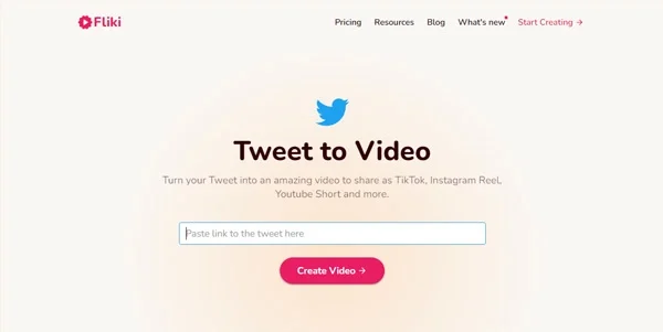Tweet to Video