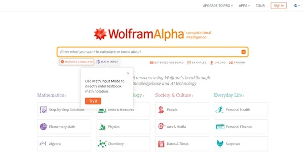 WolframAlpha